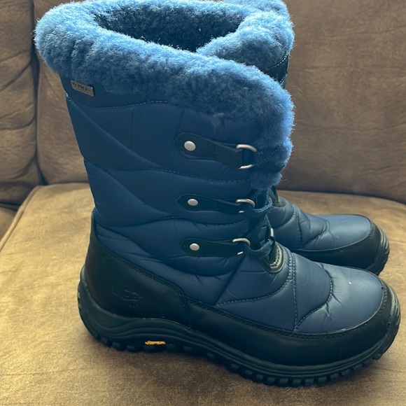 Ugg Lorien Waterproof Tech Boots  1003353 W Midnight Size 7.5 - Picture 2 of 10